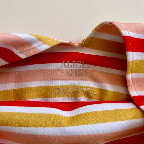 THE JUNE DRESS IN RETRO STRIPE - Picture 3 of 6